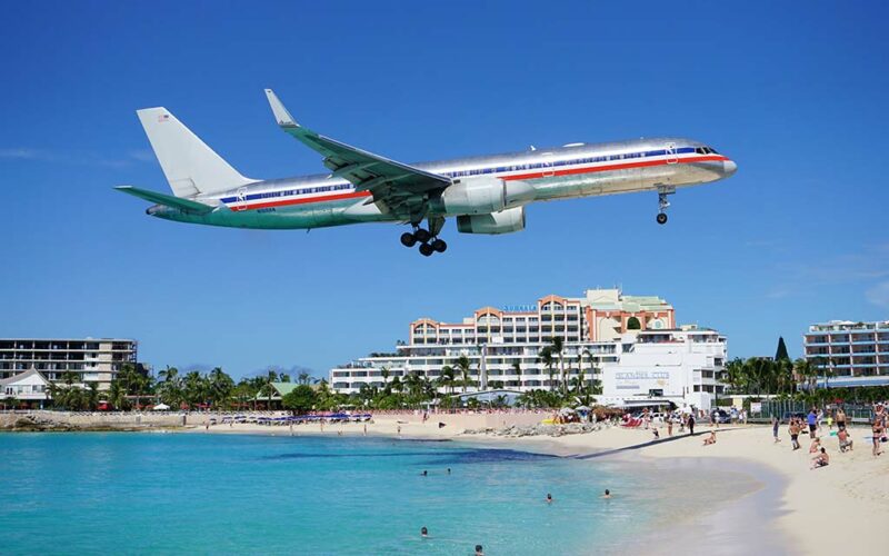 Maho Beach -lentokoneranta St. Maartenilla
